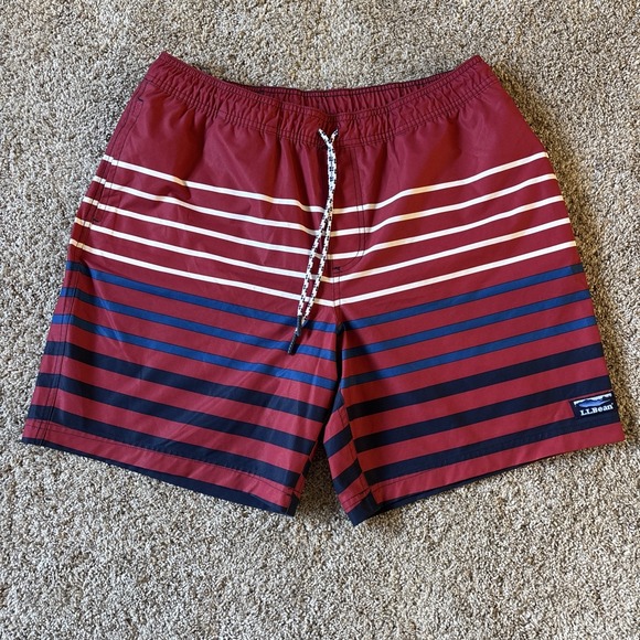 L.L. Bean Other - LL Bean Shorts Mens Board Shorts Swimwear Lightweight Swim Trunks Pockets L NWOT